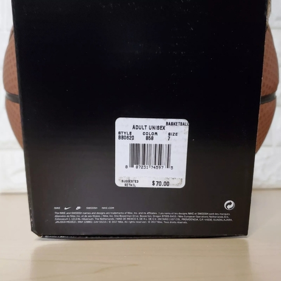 Nike Jordan Hyper Elite 8P Basketball Regulation Full Size 7 - 29.5" BB0620-858 - Picture 8 of 11